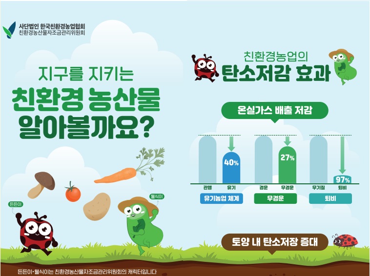 (리플렛) 지구를 지키는 친환경농산물 알아볼까요?